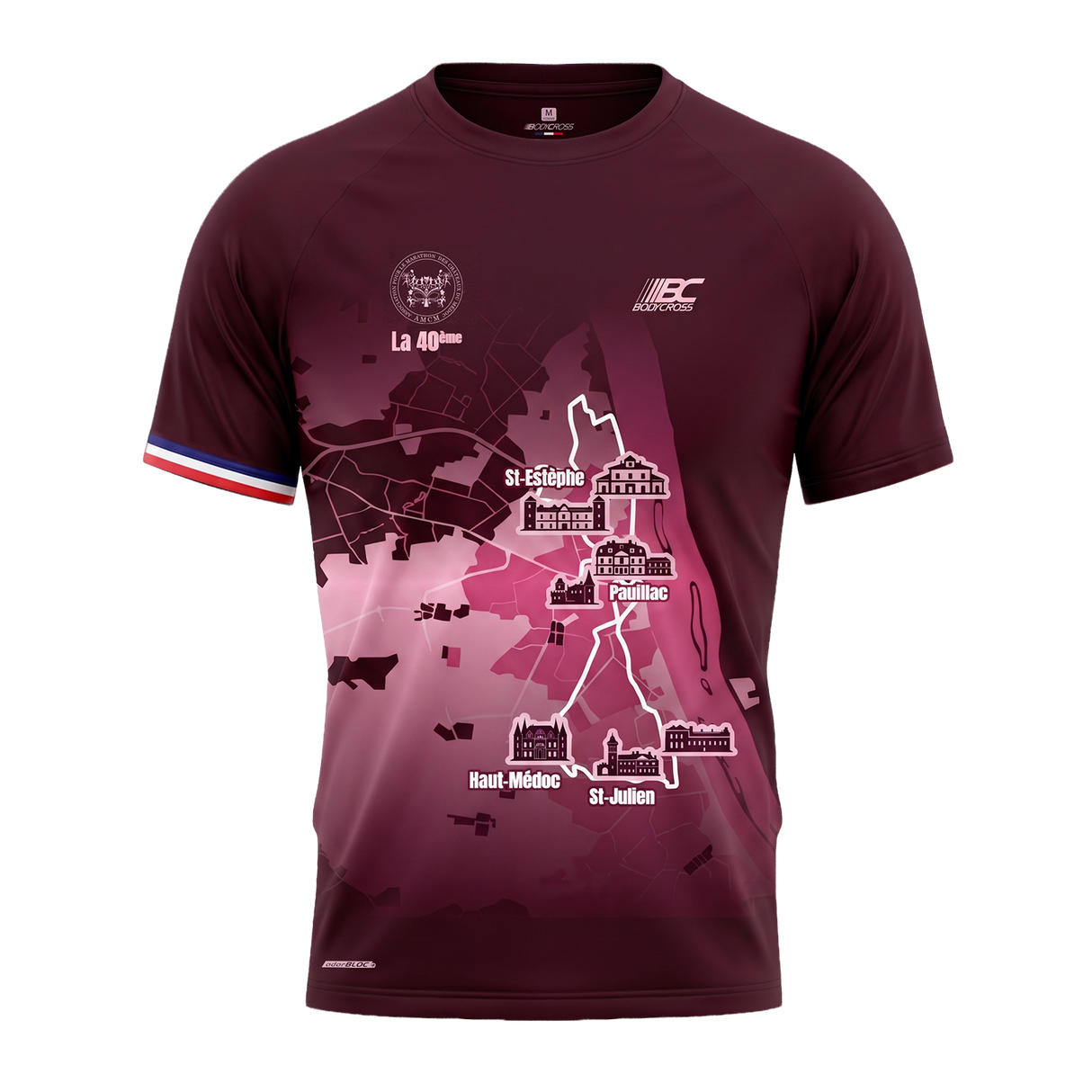 T-shirt Homme Marathon des Châteaux du Médoc 2026 ♽ cottonFEEL™ - Édition Limitée