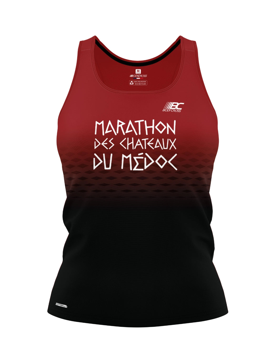 Débardeur Femme Marathon des Châteaux du Médoc 2025 ♽ cottonFEEL™ - Édition limitée