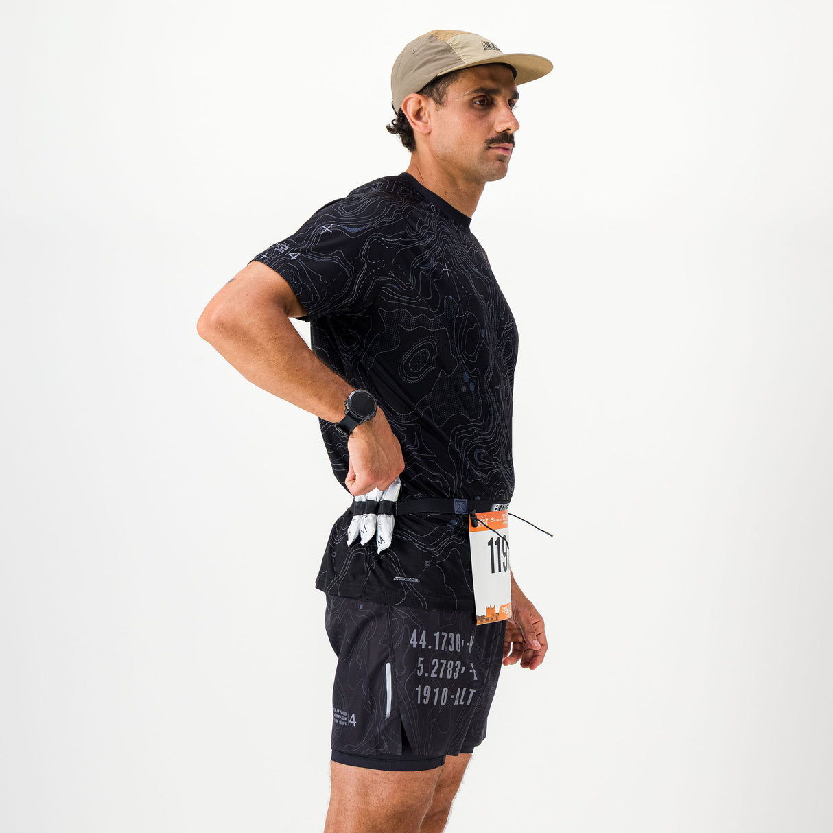 Race number belt