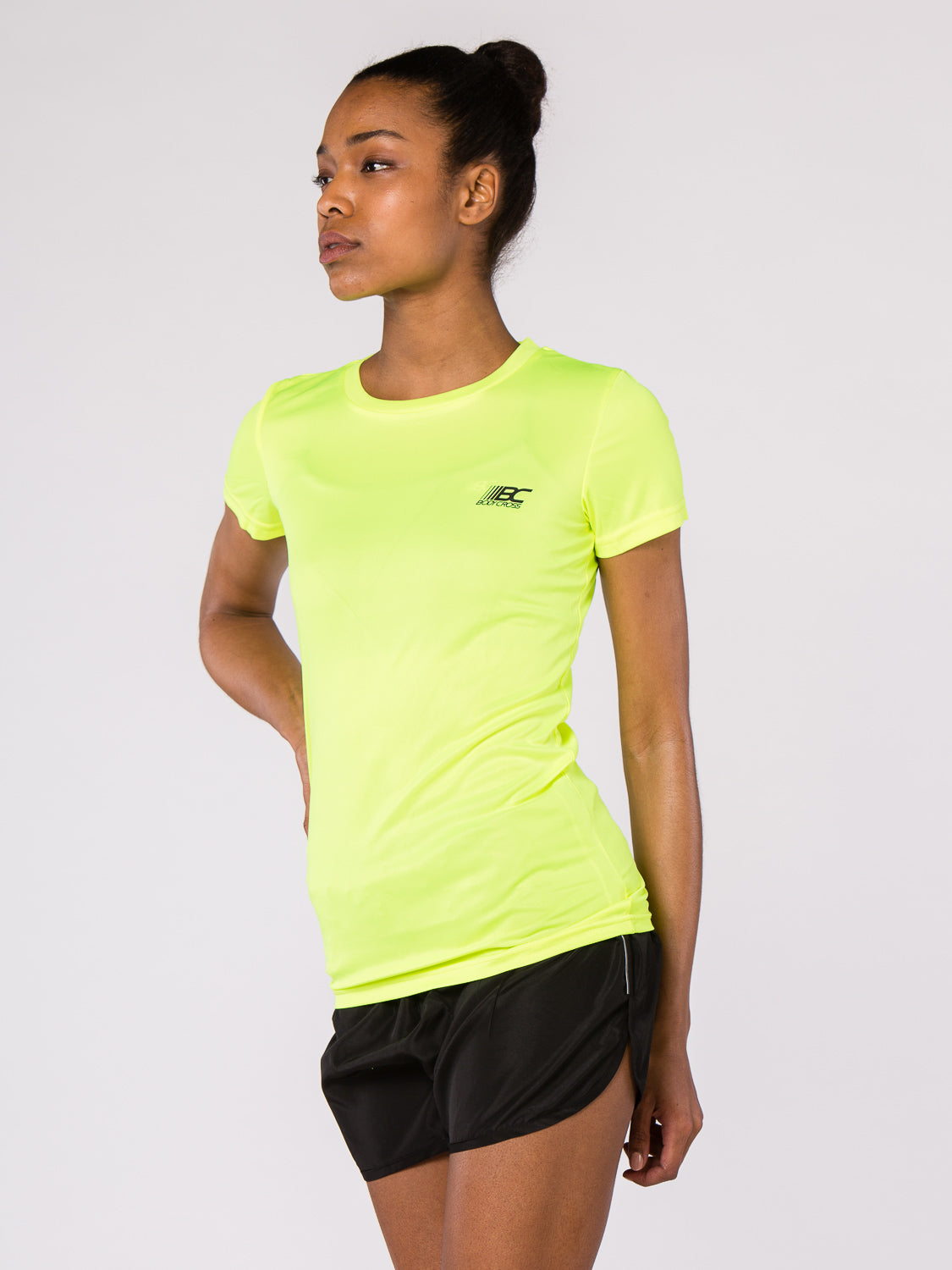 T-shirt de running femme PAZ Jaune fluo