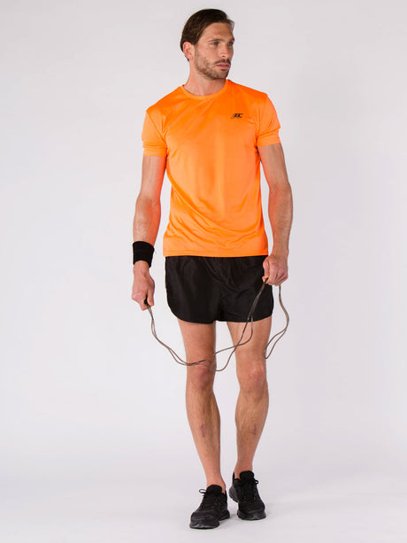 T-shirt de running homme MEO orange fluo