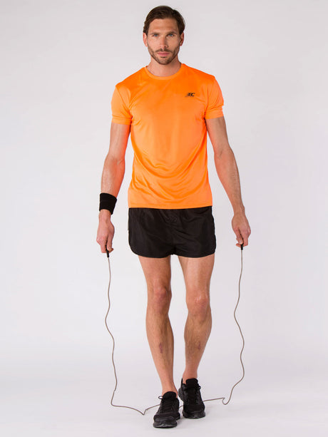 T-shirt de running homme MEO orange fluo