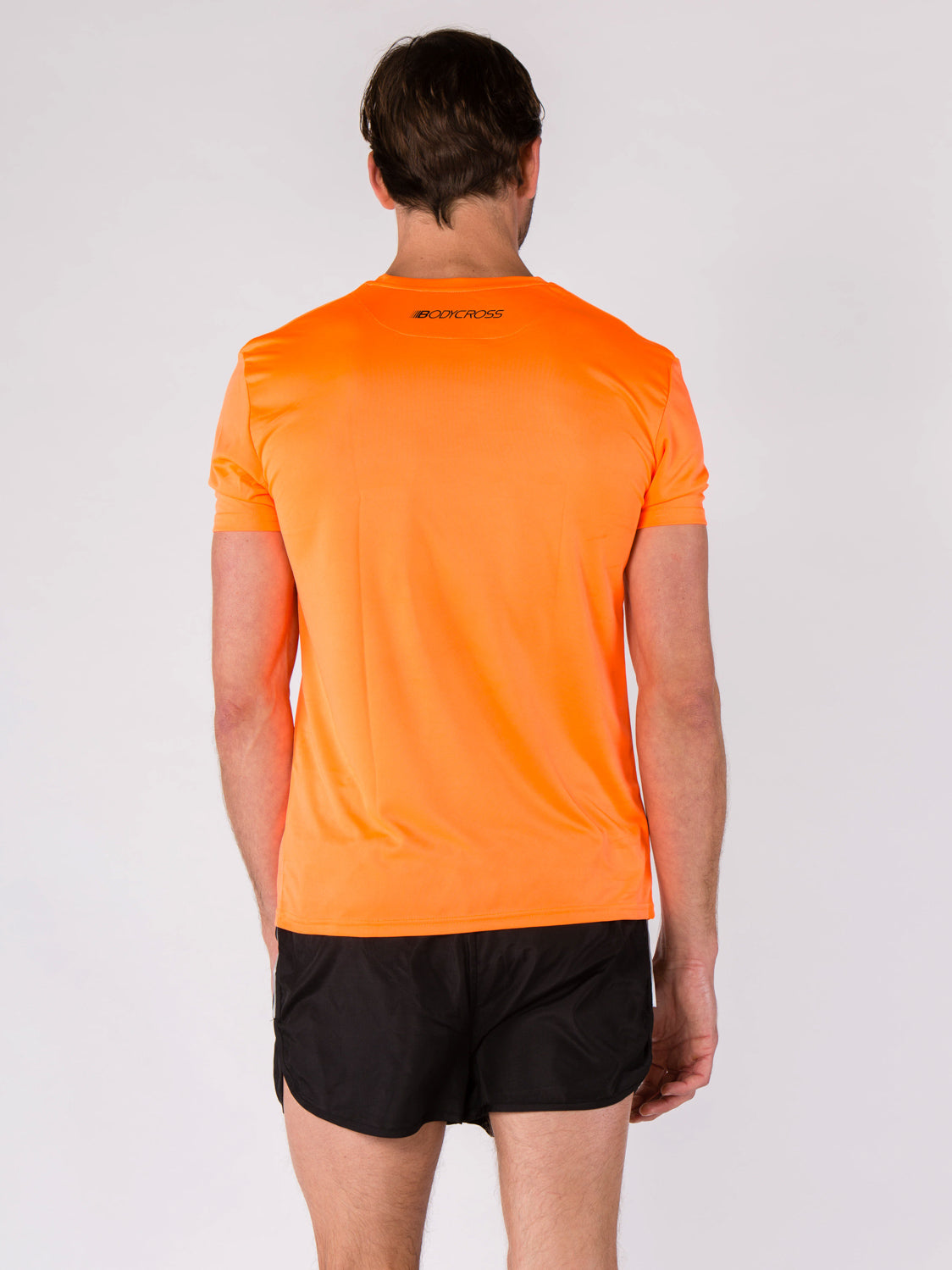 T-shirt de running homme MEO orange fluo