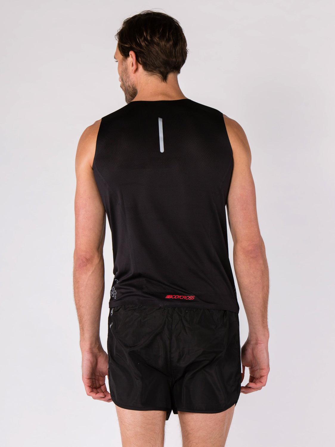 Débardeur de running homme Orwen Noir