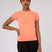 T-shirt de running femme manches courtes compression Eleni Orange