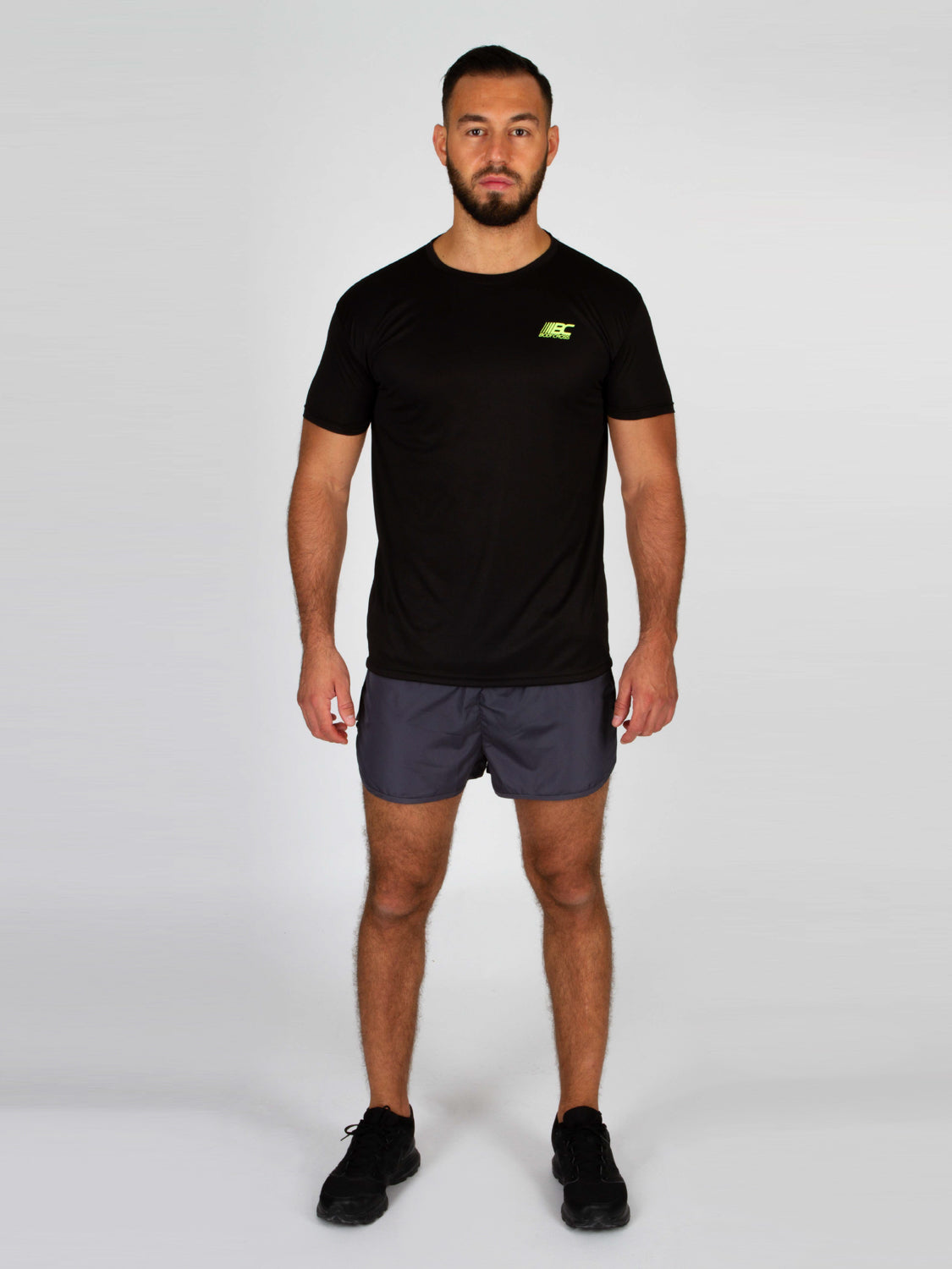 T-shirt de running homme MEO Noir