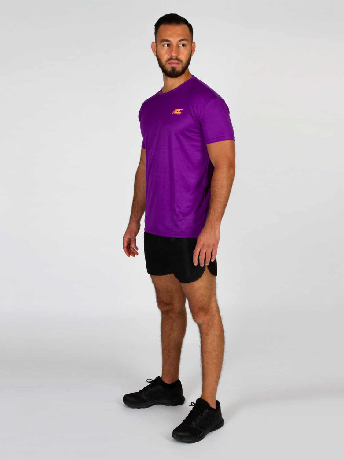 T-shirt de running homme MEO Violet