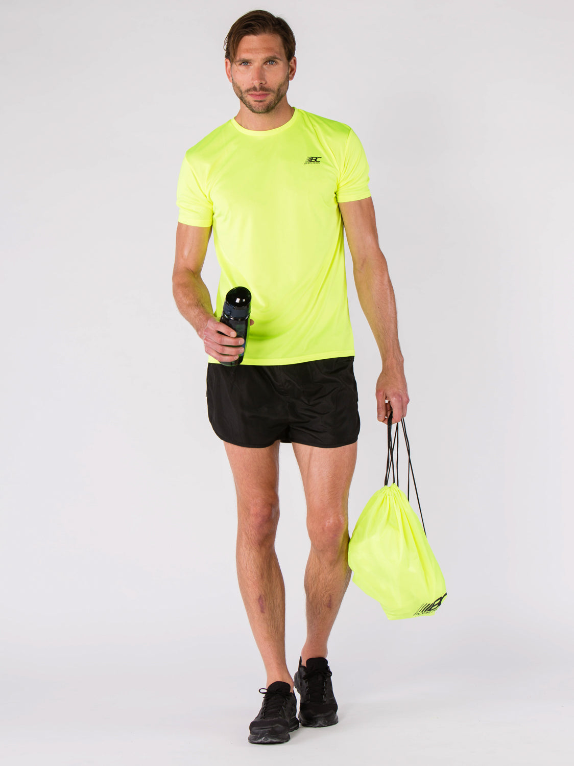 T-shirt de running homme MEO Jaune Fluo