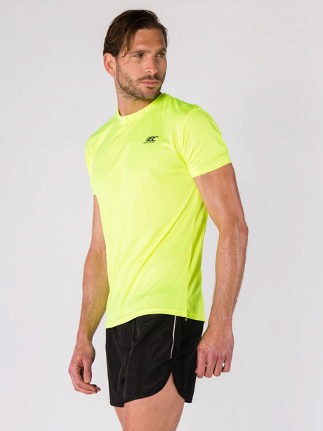 T-shirt de running homme MEO Jaune Fluo