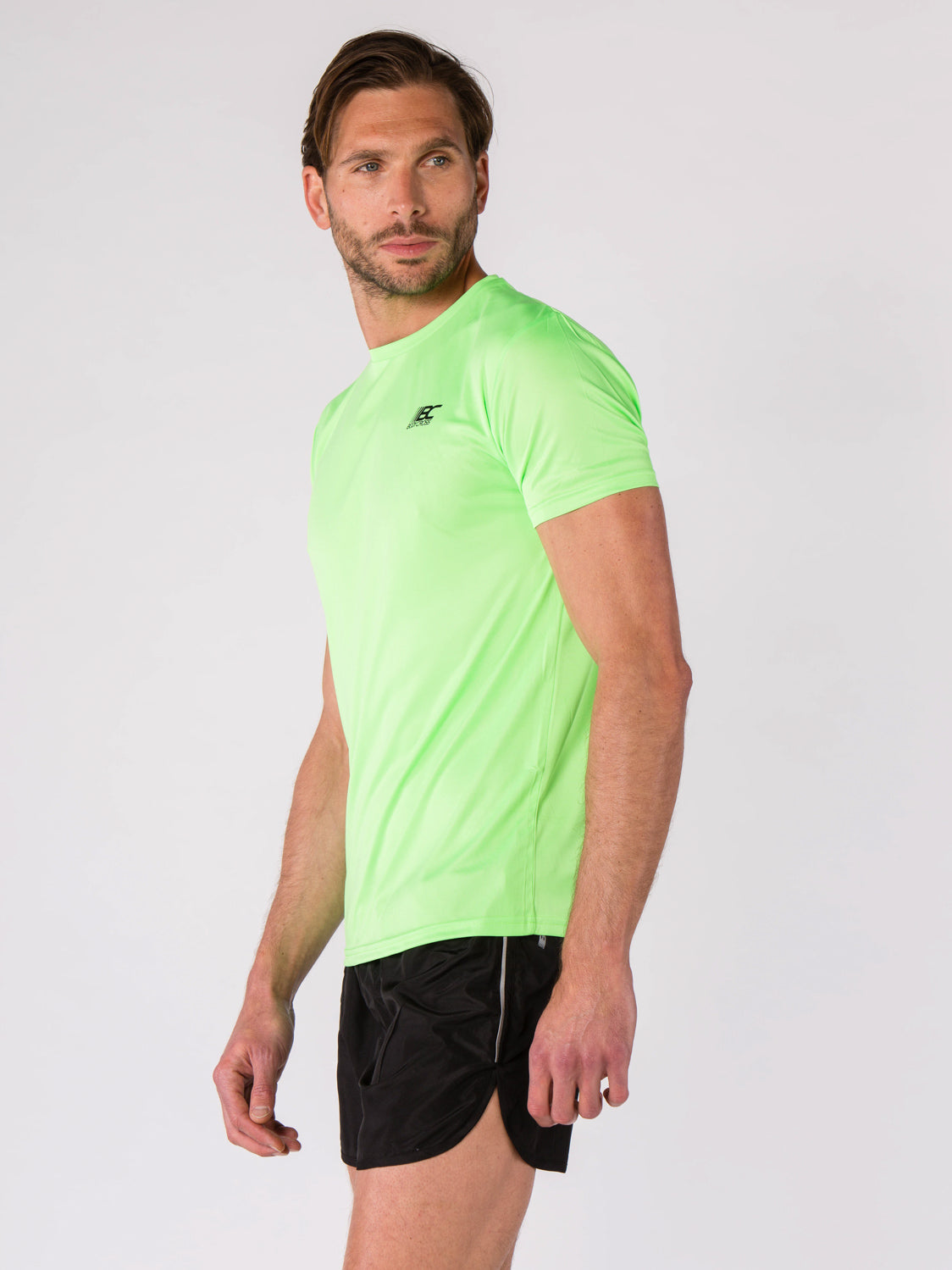 T-shirt de running homme MEO vert Fluo