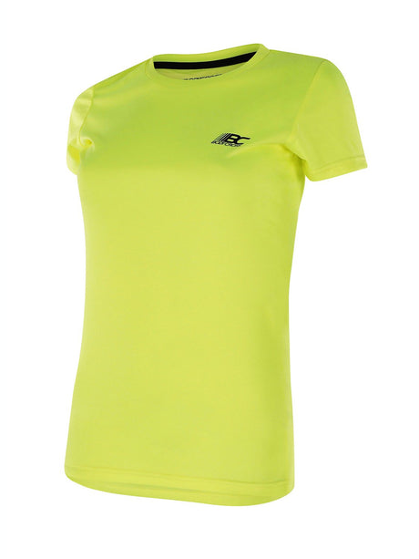 T-shirt de running femme PAZ Jaune Fluo