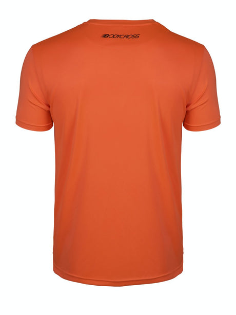 T-shirt de running homme MEO orange fluo