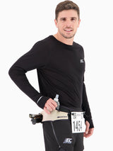 Ceinture hydratation de running porte-dossard et flasques 250 ml