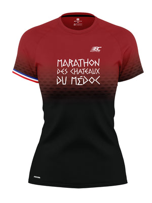 T-shirt Femme Marathon des Chateaux du Médoc 2024 ♽ cottonFEEL™ - Édition Limitée