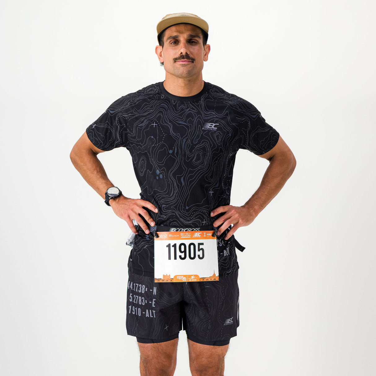 Race number belt