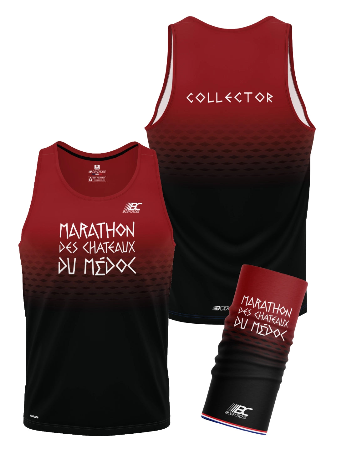 Lot Débardeur Homme Marathon des Chateaux du Médoc 2024 ♽ cottonFEEL™ - Édition Limitée