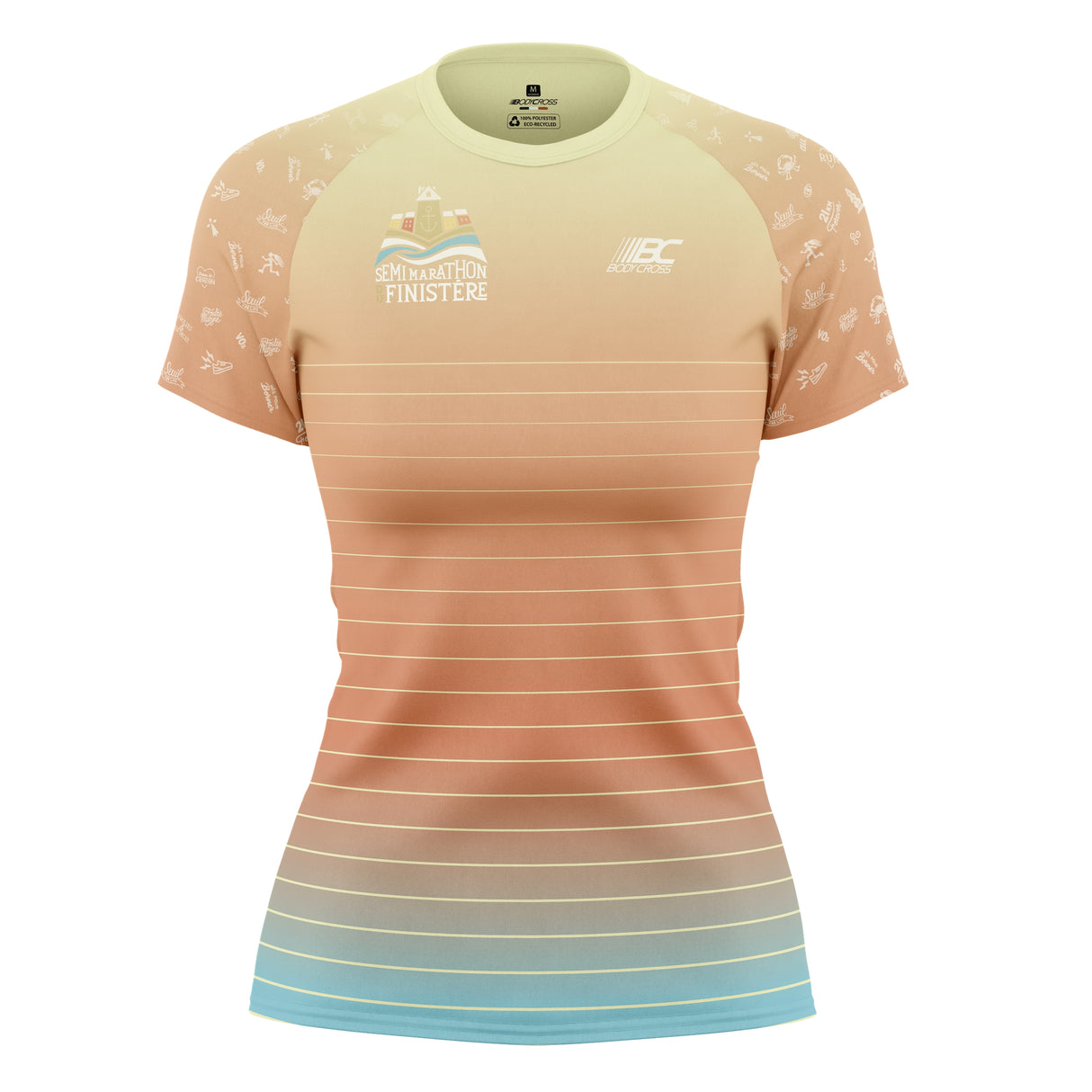 T-shirt Femme Semi-Marathon du Finistère 2026 - Édition limitée