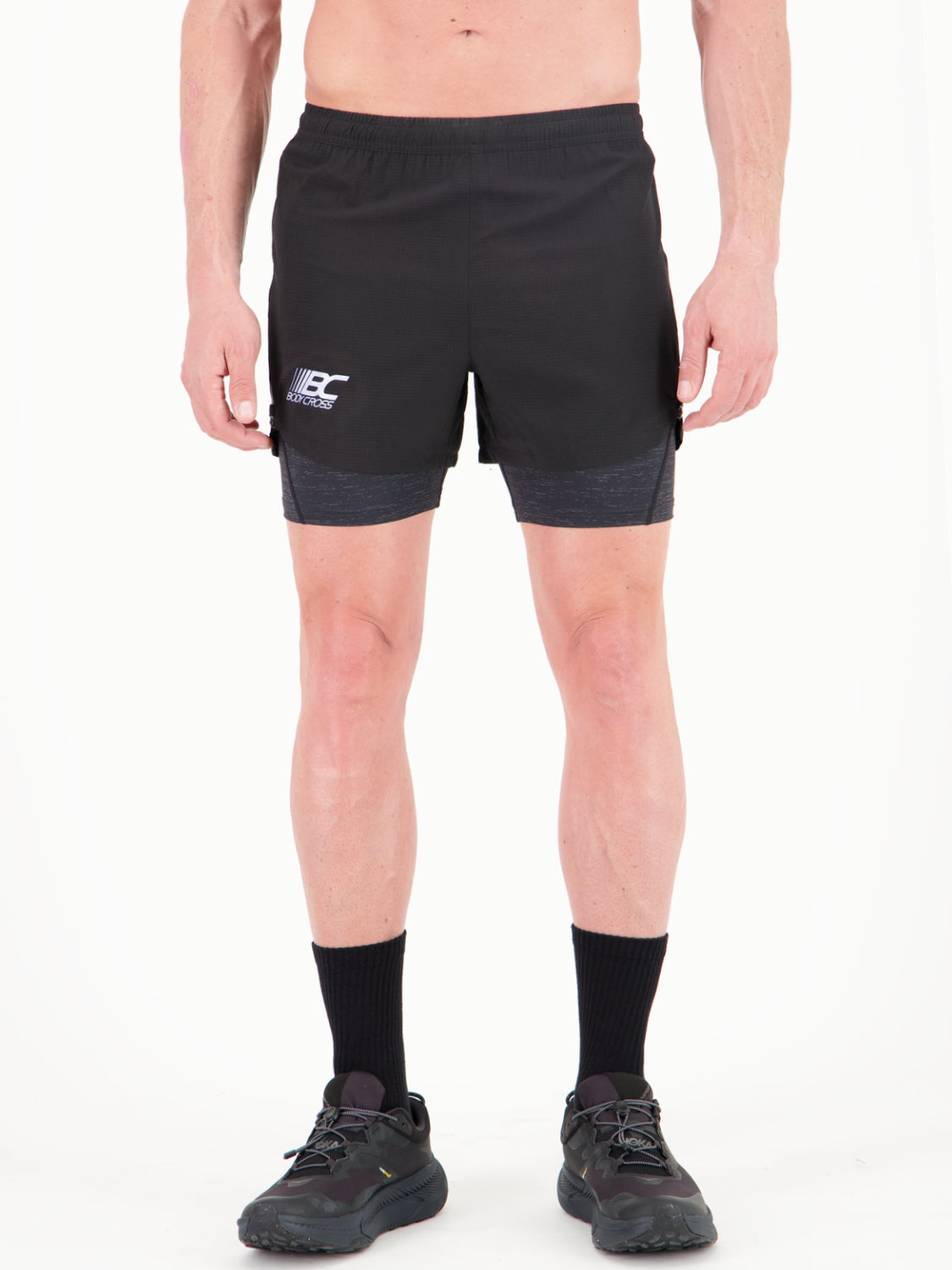 Short/cuissard 3 en 1 BEN de trail & running