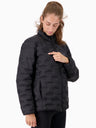 CORALY Waterproof Heated Down Jacket Black