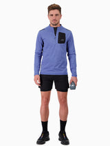 T-shirt manches longues demi-zip de running