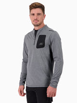 T-shirt manches longues demi-zip de running