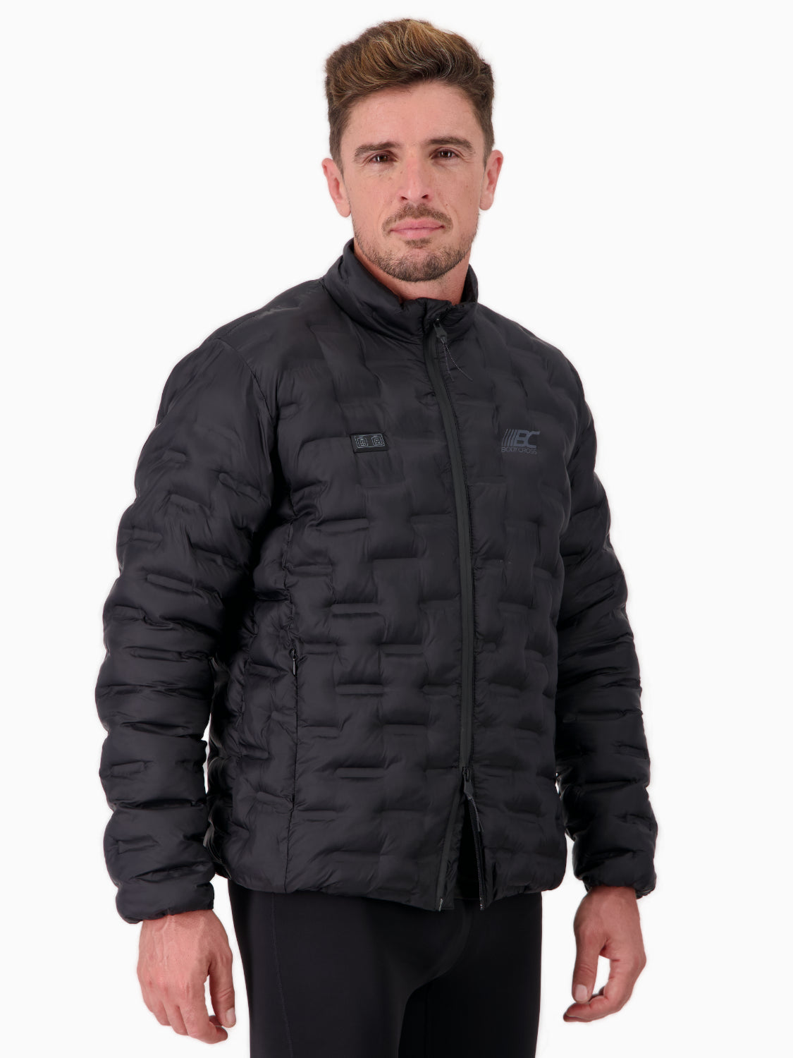 Beheizbare Daunenjacke waterproof DRISS Schwarz