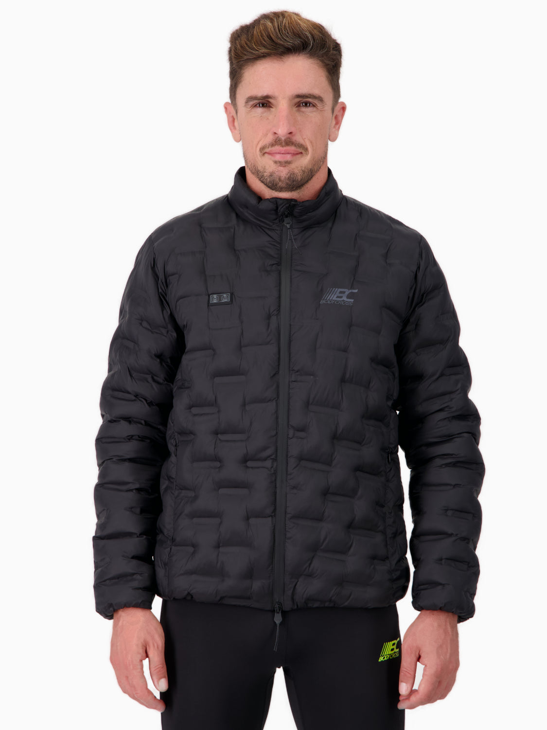 Beheizbare Daunenjacke waterproof DRISS Schwarz