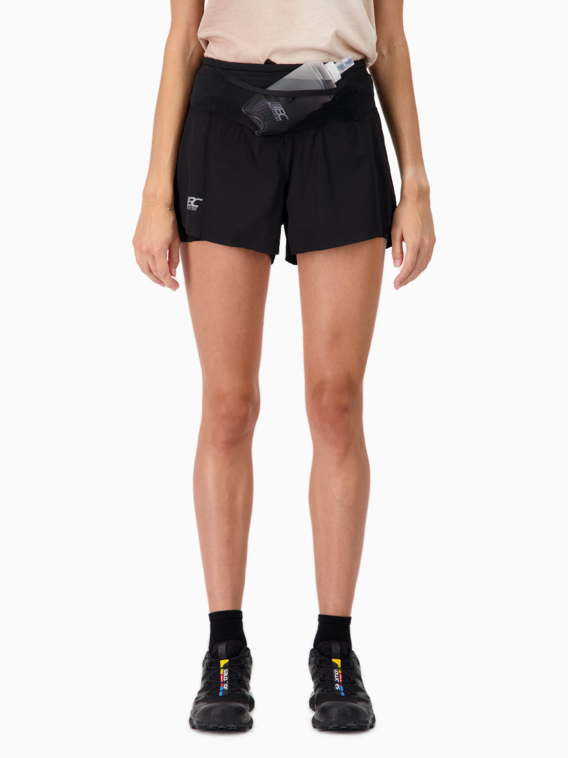 Linh Ultra Women's 2-in-1 Shorts and Bib Shorts Black