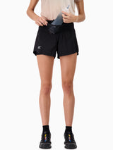 Linh Ultra Women's 2-in-1 Shorts and Bib Shorts Black