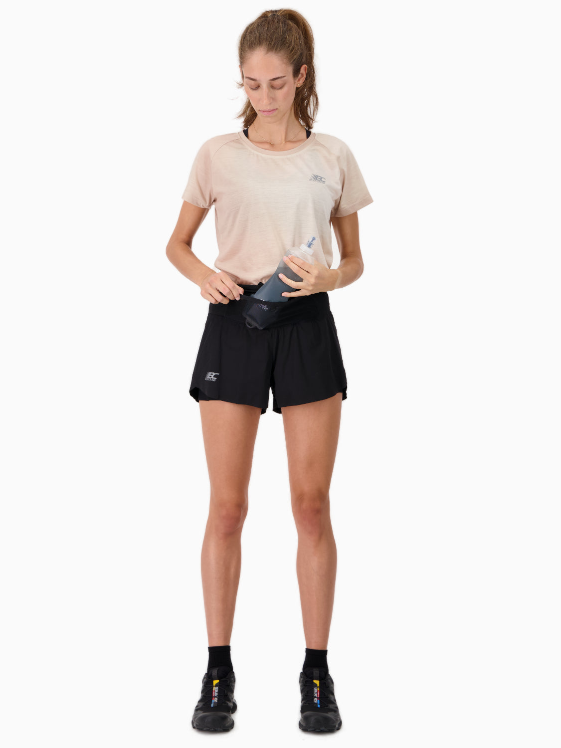 Short-Cuissard 2 en 1 de running & trail pour femme