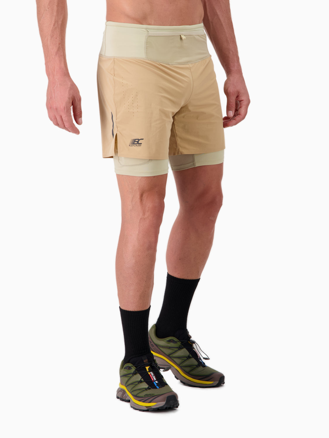 2-in-1-Lauf- und Trail-Shorts für Männer