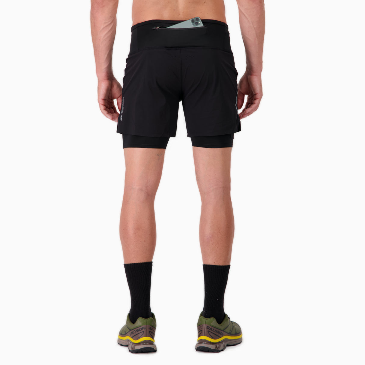 Short Cuissard 2 en 1 homme Onder Ultra Noir Bodycross