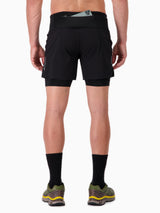 Short/Cuissard 2 en 1  de running & trail pour homme