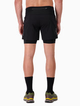 Short/Cuissard 2 en 1  de running & trail pour homme