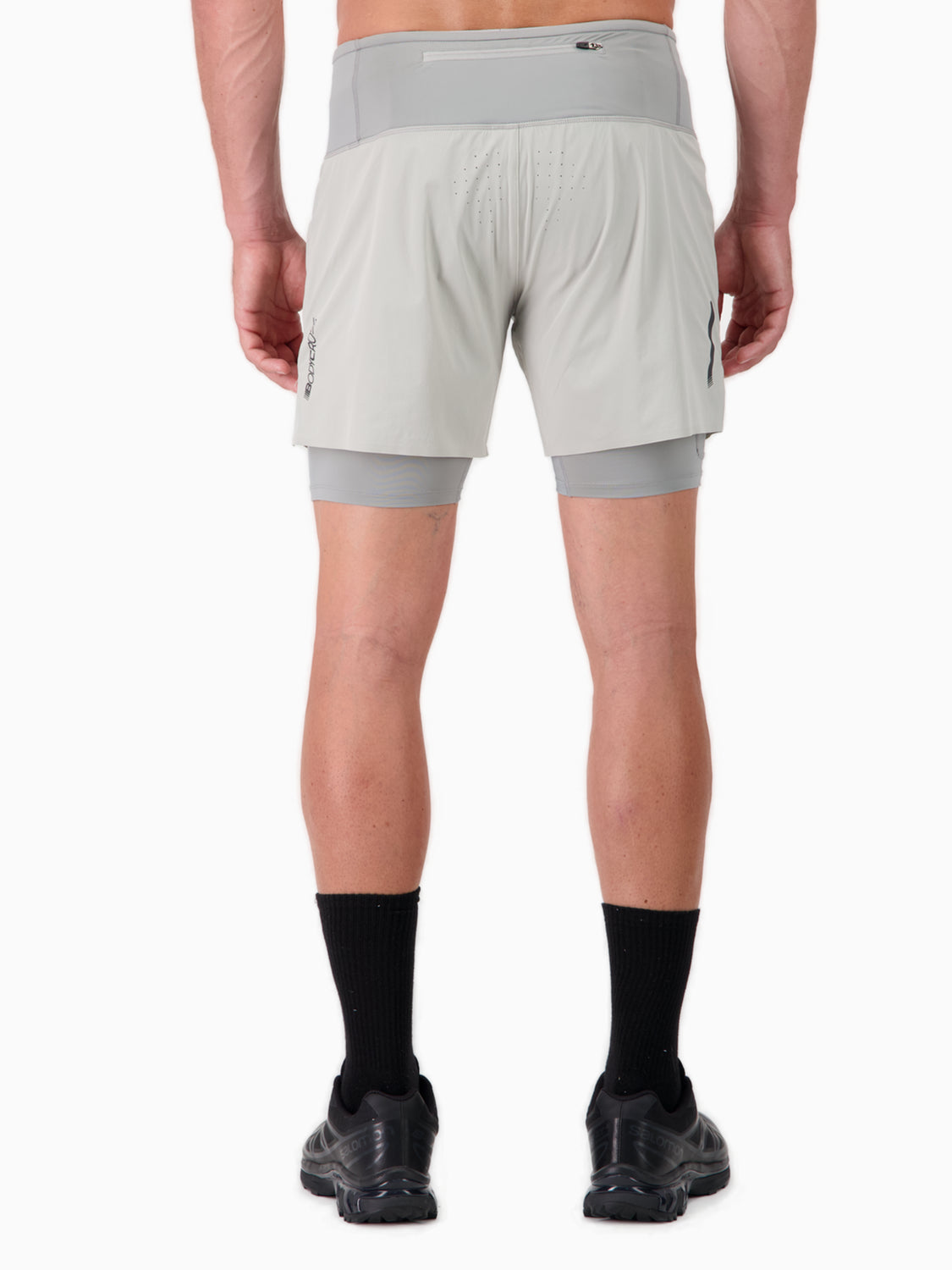 Short/Cuissard 2 en 1  de running & trail pour homme