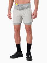 Short/Cuissard 2 en 1  de running & trail pour homme