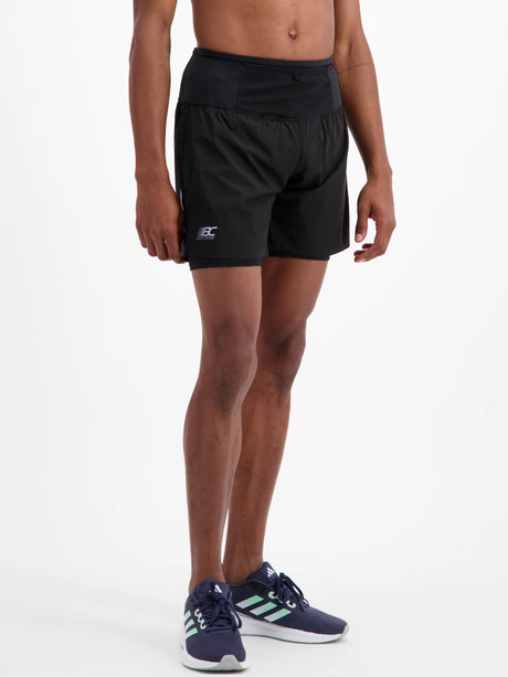 Onder Ultra Men's 2-in-1 Shorts and Bib Shorts Black