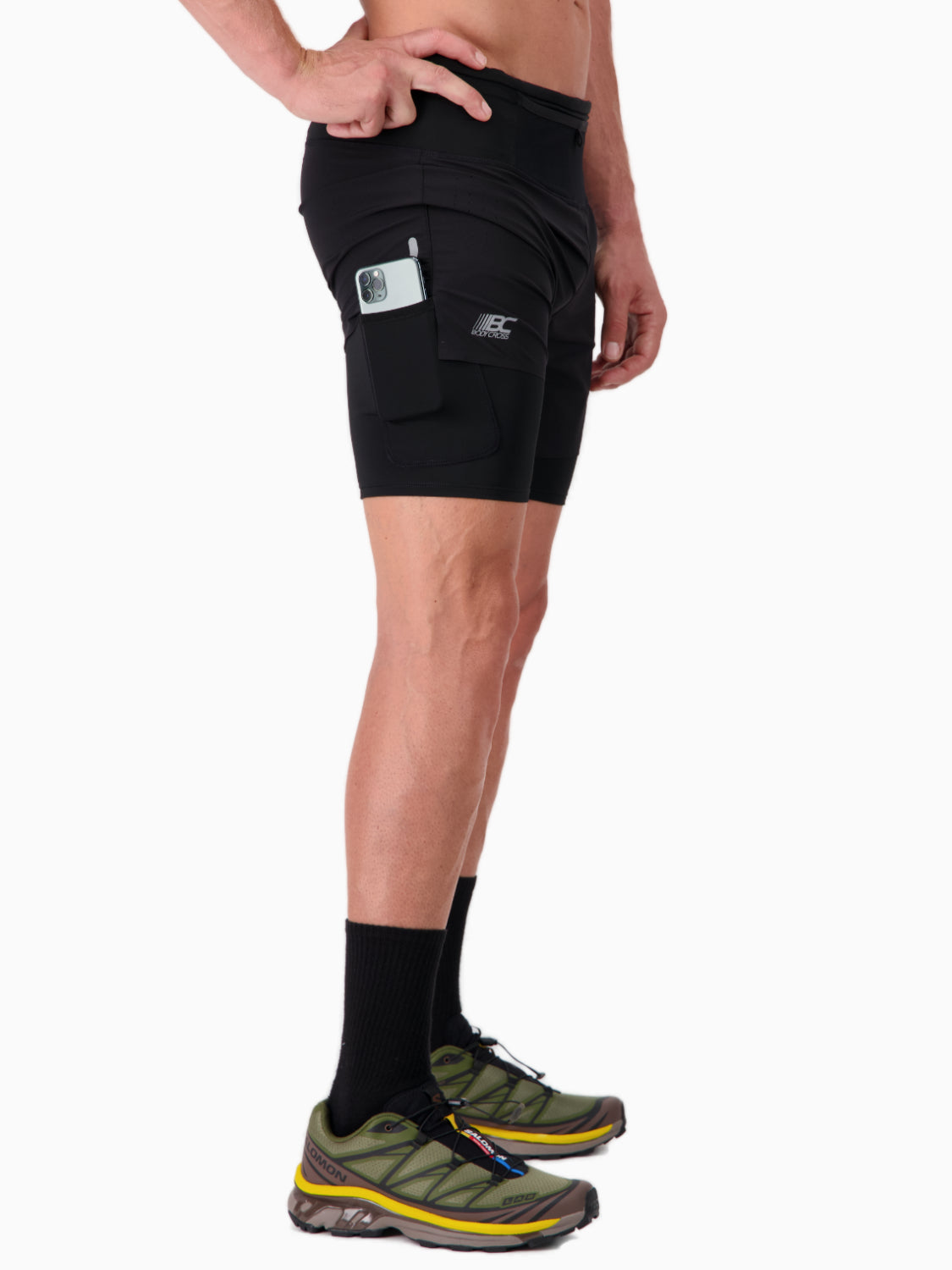 Short/Cuissard 2 en 1 homme Onder Ultra Noir