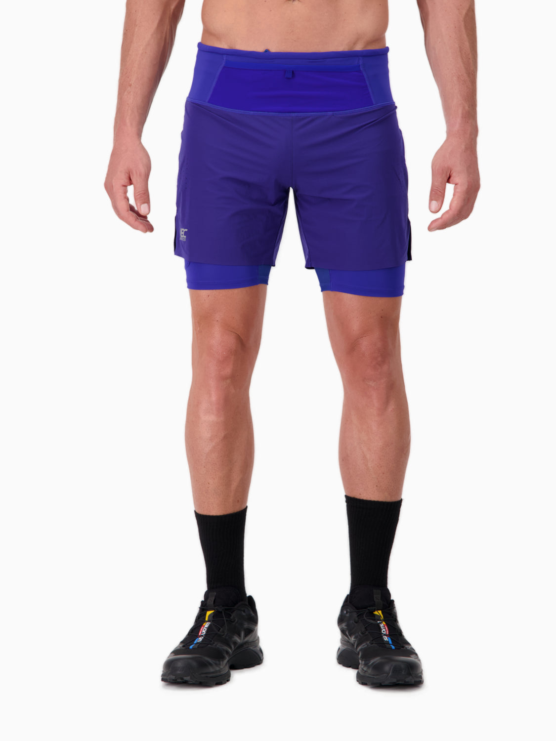 Short/Cuissard 2 en 1  de running & trail pour homme