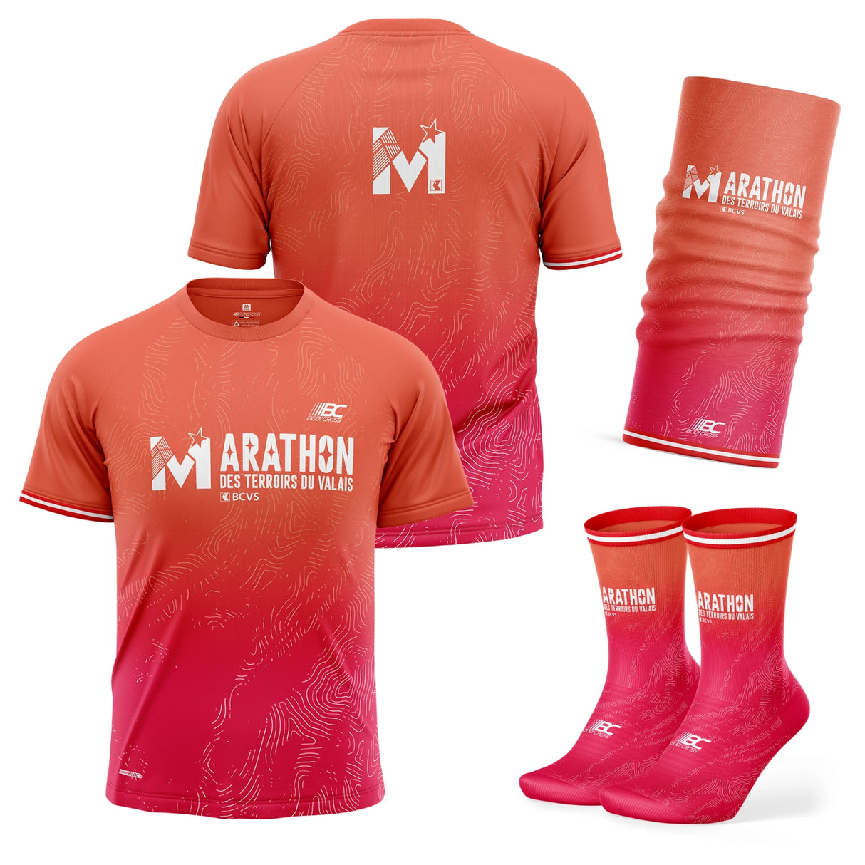 Herren-Set Marathon des Terroirs du Valais 2026 – Limitierte Auflage