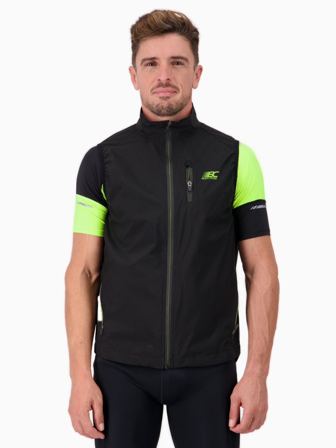 Taylor Sleeveless Windbreaker Black