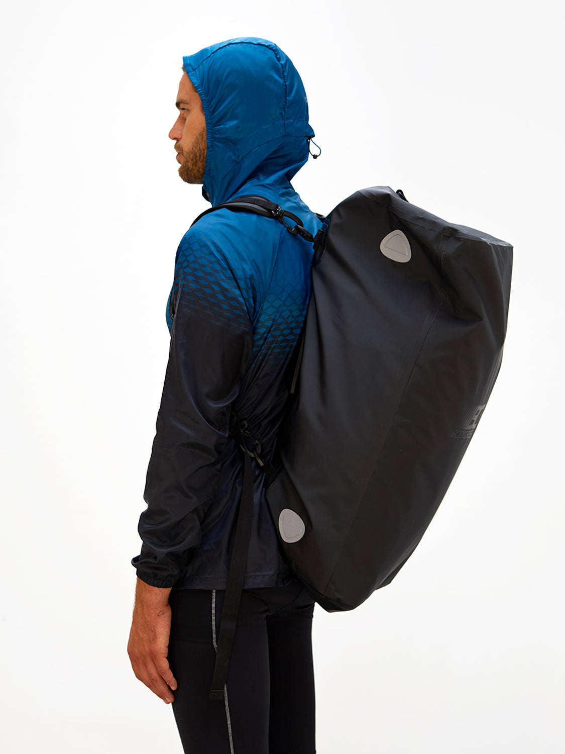 Dry bag duffel top backpack