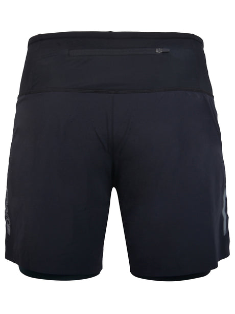 Short de running homme 2 en 1 Onder Ultra Noir