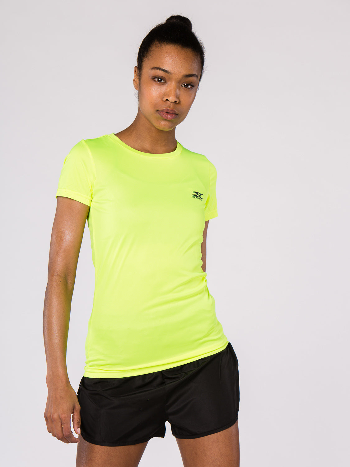 T-shirt de running femme PAZ Jaune fluo