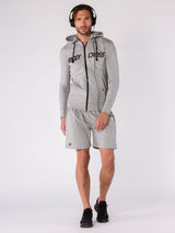 Men's Training hooded sweatshirt BodyCross - Bambou Grey