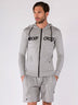 Men's Training hooded sweatshirt BodyCross - Bambou Grey