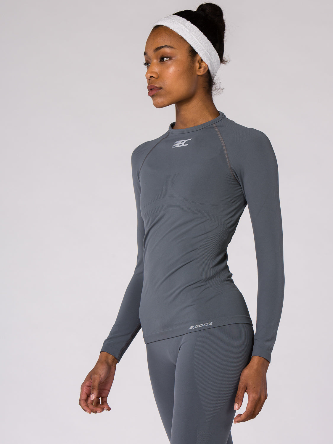 Compression T-shirt long sleeves Ezechielle Grey – Bodycross