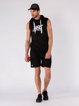 Men's Training Sleeveless hoody BodyCross - Benjy Black
