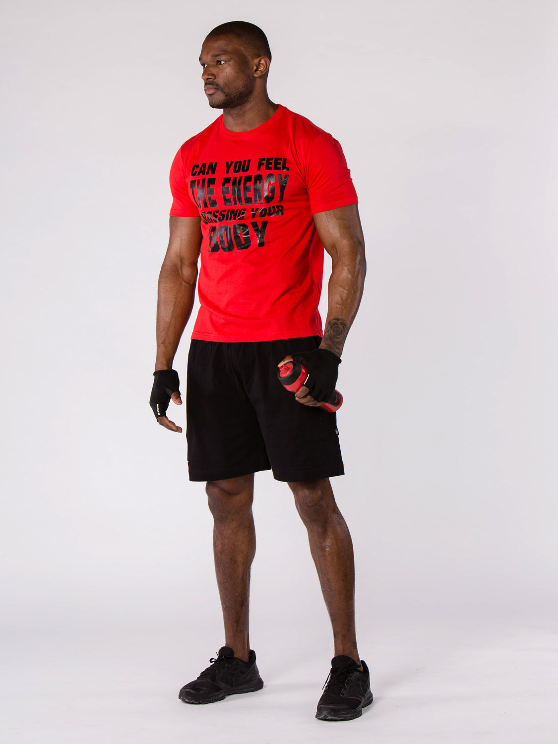 T-shirt de training homme Omaya Rouge