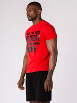 T-shirt de training homme Omaya Rouge
